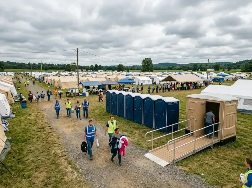 disaster-relief-camp-restrooms-010 — frequently asked questions, Dumpster & Portable Bathrooms Rental in Platte City, MO